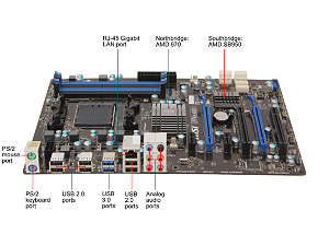 MSI 970A-G43 Motherboard