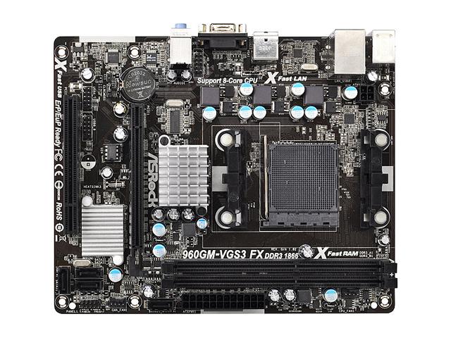 The ASRock Model 960GM-VGS3 FX